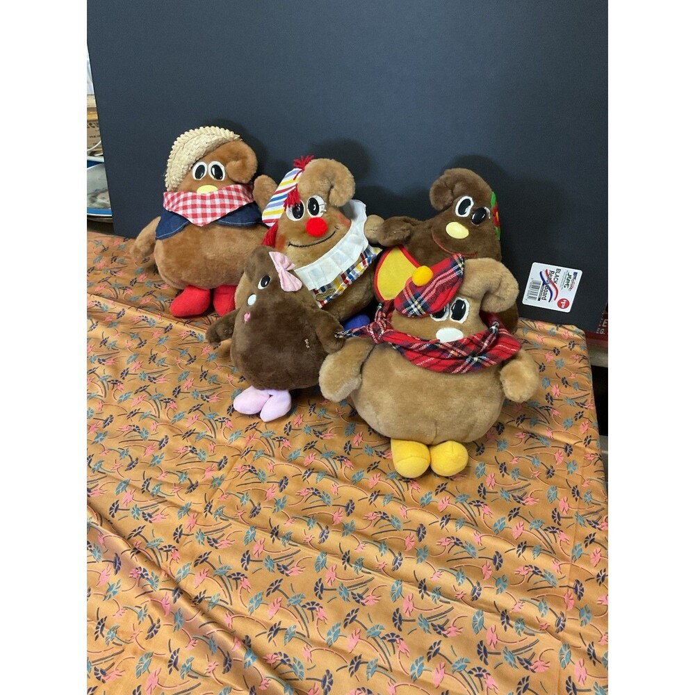 Vintage Lot Of 5 Trudy Nestle Hershey Plush 1984